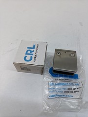 CRL Brushed Stainless Z-Series Square Type Flat Base Clamp Z912BS for 1/2″ Glass