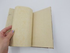 Natural Paper Leaves Cover w/Recycled Paper Notebook/Scrapbook Indonesia