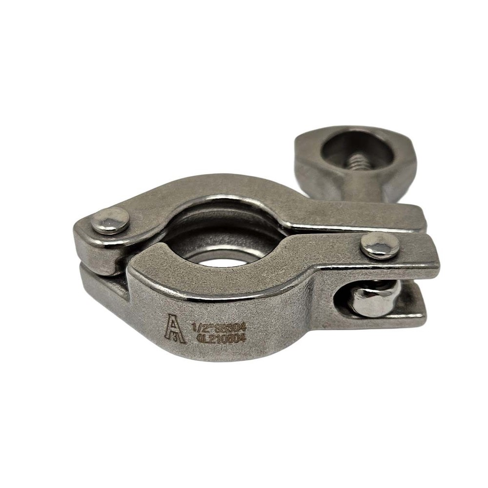 1/2 Inch Single Pin Tri-Clamp 304 Stainless Steel