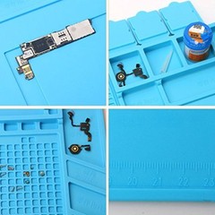 Magnetic Heat Silicone Pad Desk Mat Soldering Repair For BGA