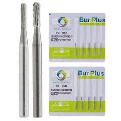 Prima Wave Dental Carbide Burs High Speed FG 19mm / Surgical FGOS FG SL 557 25mm