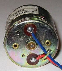 Canon EN35 DC Motor – 6 V – 6000 RPM – Smooth and Quiet Motor with Power Leads