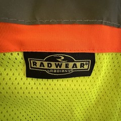 Radar by Radians Large Work Utility Vest SV22-2ZGM Yellow Gray Orange