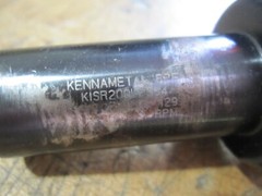 Kennametal KISR200LP354 2″ high feed end mill cutter 1″ shaft 20,000 RPM Max