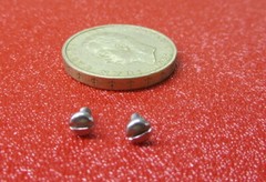 18-8 Stainless Steel Pan Head Slotted Machine Screw 2-56 x 3/16″, 300 pcs