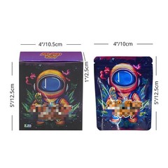 25Sets-3.5g Small Foil Zip Pouch | Resealable Mylar-Style Bag | USA Stock