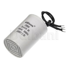 New 25UF 250VAC Wire Motor Run Capacitor CBB60 50/60HZ HVAC 25/85/21 42X65 25MFD