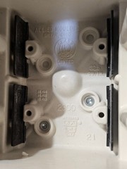 (QTY 18) Allied Moulded 2300, 2 Gang New Work Fiber Box, Nail On, 32,5 CU IN