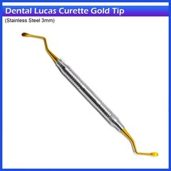 Periodontal Dental Lucas Surgical Bone Curettes 3mm Serrated Spoon Instruments