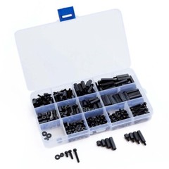 US M3 Male Female Plastic Nylon Hex Column Standoff Spacer Phillips Screw 320Pcs