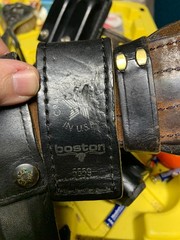Police Duty Belt – Size 30 w/ Holsters & Cuffs- Bianchi- Safari-Boston #2 No Key