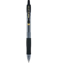 Pilot G2 0.7mm Roller Ball Gel Pens Black Ink 5-Pack (31078)