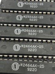 QTY-8 W2464AK-25 WINBOND 28-PIN DIP SRAM 64k cache memory chip ic 28 pin 8Kx8
