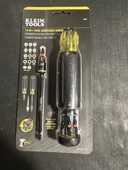 Klein Tools 32304 HVAC 14-in-1 Adjustable Screwdriver impact rated(533)