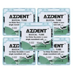 Dental Orthodontic Buccal Tube Roth 022 1st Molar Bondable Non-Conv Monoblock