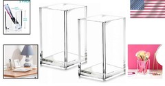 Compact 2.6-Inch Acrylic Holder Set for Stationery & Makeup – Modern Design
