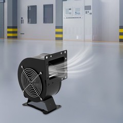 Small Centrifugal 196CFM Flange Blower Fan 2600r/min 110V 120W Durable Equipment