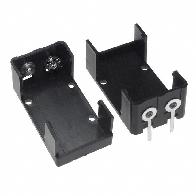 2 pcs. KEYSTONE 1294 BATTERY HOLDER 9V 1 CELL PC PIN