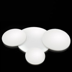 Dia 5mm-150mm PTFE Solid Disc Round Pads Gasket Thick 0.5/1/1.5/2/3/4/5/6/8mm