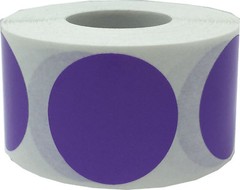 Circle Color Dot Stickers | 1.25″ Inches Round – 500 Pack | Pick One Color