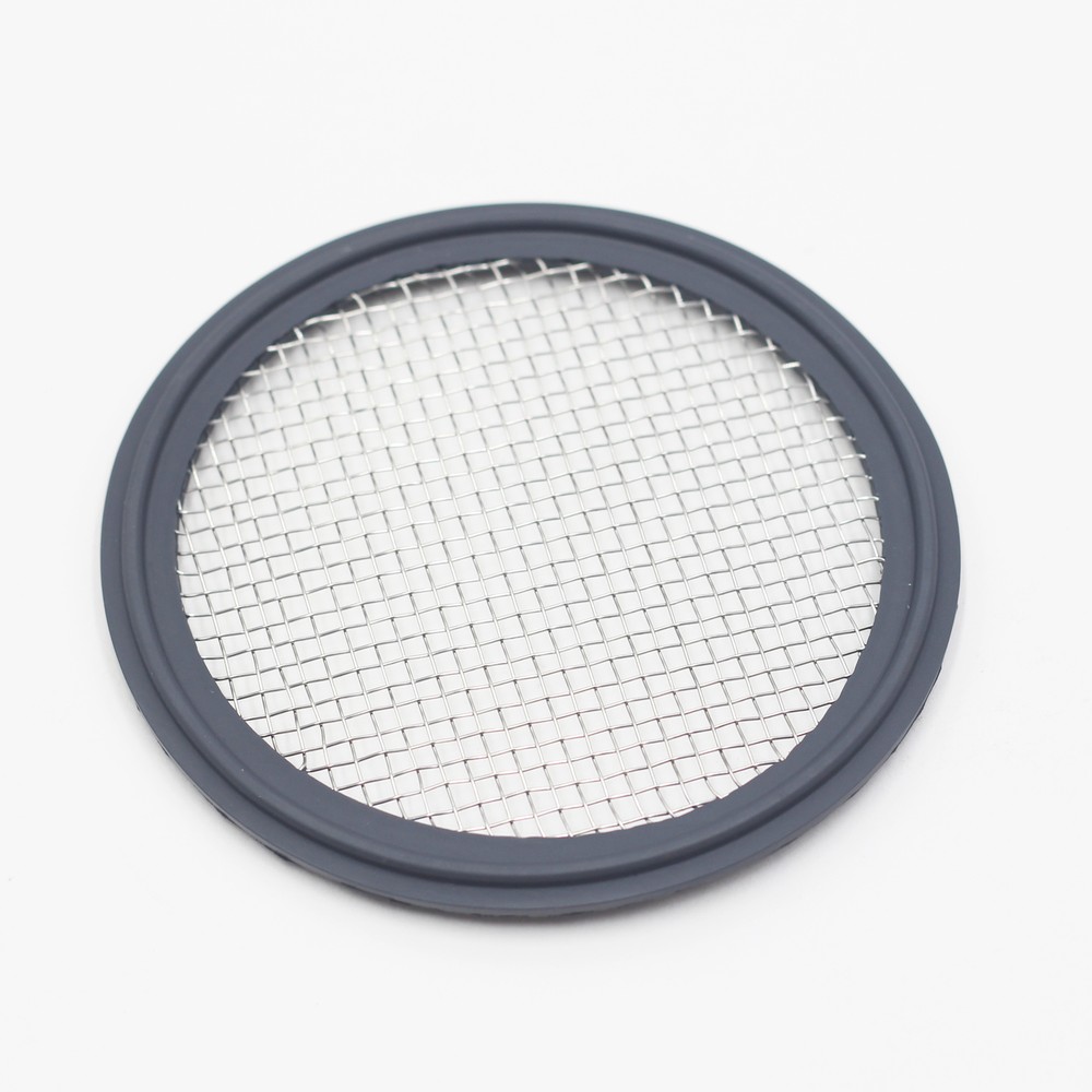 HFS(R) 3” Tri Clamp Screen Gasket Viton w/ Stainless Screen 10 Mesh (2000 μm)