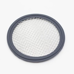 HFS(R) 3” Tri Clamp Screen Gasket Viton w/ Stainless Screen 10 Mesh (2000 μm)