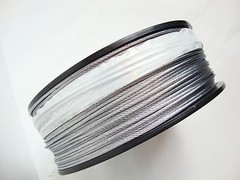 Galvanized Wire Rope Cable 5/32″, 7×19: 100, 200, 250, 500 and 1000 Ft