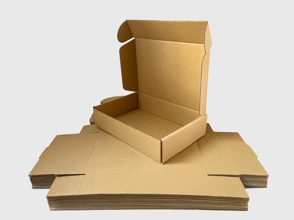 7x5x2 Inch Set of 50 Pack Brown Corrugated Shipping Boxes – Cardboard Boxes f…
