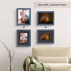 Golden State Art, Pack of 10, 8×10 Classic Black Picture Mats with White Core…