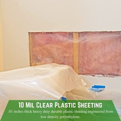 Poly Cover – 10 Mil Clear Plastic Sheeting