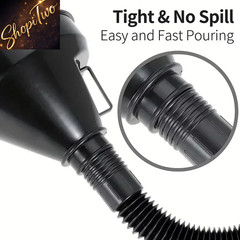 1pc Multifunctional Flexible Funnel: Leakproof Oil Change Tool