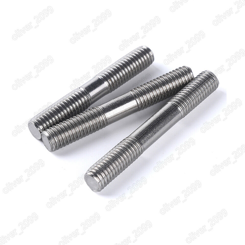 M3 M4 M5 M6 M8 304 Stainless Steel Double End Studs Rods Clamping Type