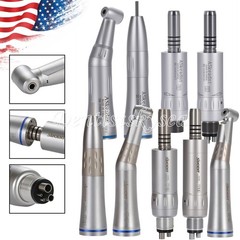 LED Electric Handpiece 1:5 1:4.2 1:1 Contra Angle Fiber Optic Dental 4H Motor US