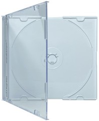 50 SLIM WHITE Color CD Jewel Cases & 100 OPP Bags