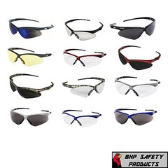 KLEENGUARD NEMESIS SAFETY GLASSES WORK EYEWEAR SUNGLASSES CHOOSE COLOR (1 PAIR)