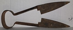 Antique Sheep Shears Wool Garden Steel Metal Hand Tool Farm Rusty Decor