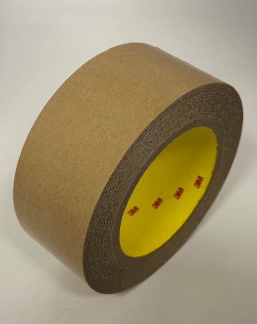 3M 415 Double Coated Polyester Tape, Clear, 2 in x 36 yard 4.0 mil (1 roll)