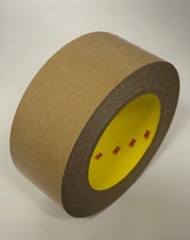 3M 415 Double Coated Polyester Tape, Clear, 2 in x 36 yard 4.0 mil (1 roll)