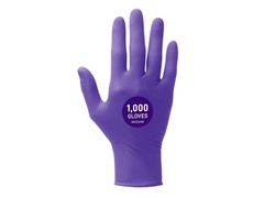 Kimberly-Clark 55082 Exam Gloves, Kimtech, Nitrile, Textured Fingertips, Medium,