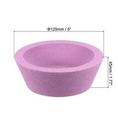 5-Inch Flaring Cup Grinding Wheel 120 Grits Aluminum Oxide Grinding Tools