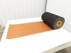 20″W x 25′ Rough Grip Top Rubber Conveyor Belt 2-Ply Black 25′ Length 1/4″Thick