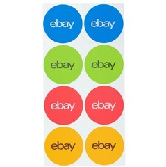 200 x 3” eBay Sticker – Red, Blue, Green and Yellow