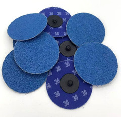 25 Pack Mini Resin Fiber Grinding Quick Change Discs GRIT 36G-3 Inch.Fast Shippi