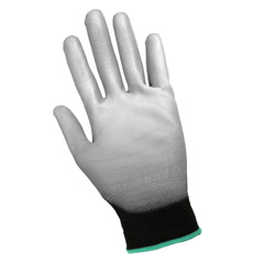 240 Pair Nylon Working Gloves w/ Gray Polyurethane (PU) Palm Coating S, M, L, XL