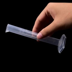 10/25/50/100/250ML Plastic Measuring Cylinder Lab Accessory Test Graduated Tube