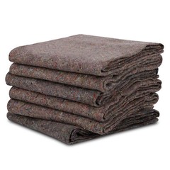 Moving Blankets Pro Economy 12 Pack Grey Shipping Furniture Pads 54″ x 72″