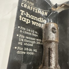 Sears Craftsman USA Nos T Handle Tap Wrench Die 52559 6-12mm & 1/4”-1/2”