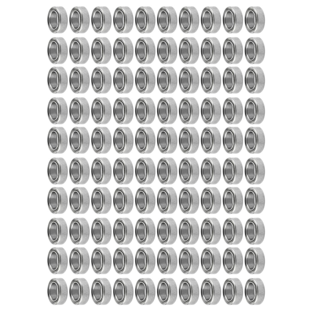 100Pcsk 5x8x2.5 mm Metal Shielded Ball Bearing Steel Bearings MR85ZZ Bearings
