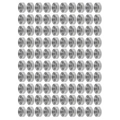 100Pcsk 5x8x2.5 mm Metal Shielded Ball Bearing Steel Bearings MR85ZZ Bearings
