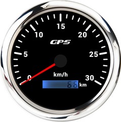 LED Universal 110MM GPS Speedometer 60/80/120/200KMH 80MPH Speed Gauge Meter